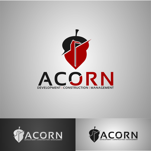 Acorn logo with the title 'Real Estate company'