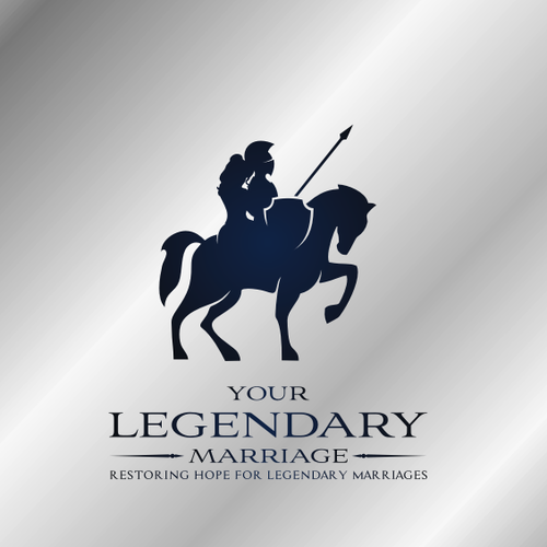 knight on a horse logo