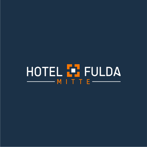 Travel agency brand with the title 'Minimalis logo for Hotel Fulda Mitte'