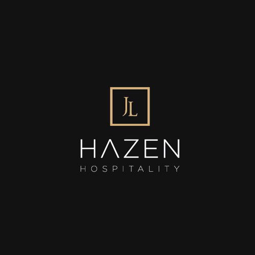 Hospitality logo with the title 'Redesign of logotype for JL Hazen Hospitality'