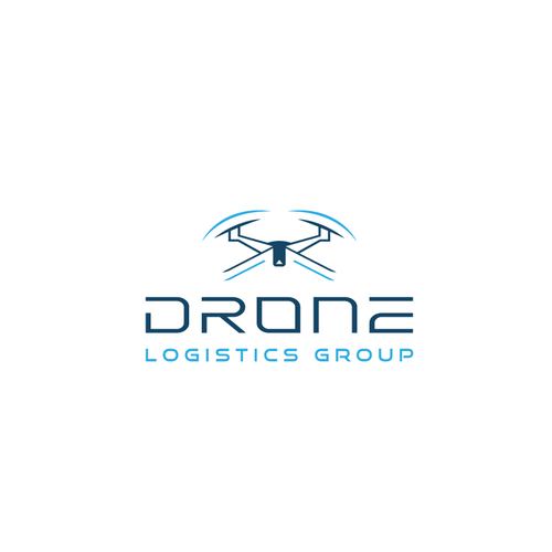 Drone design with the title 'Drone Logistics Group'