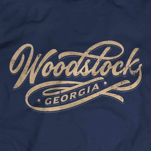 Business t-shirt with the title 'Woodstock Georgia'