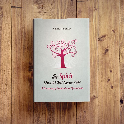 Tree book cover with the title 'book cover for a book of quotations'