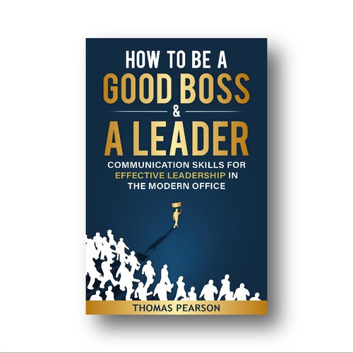 Luxury book cover with the title 'eBook cover'