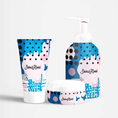 Beauty brand with the title 'Cosmetic Brand and packaging'