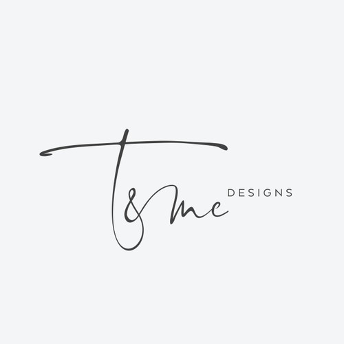 Gift box design with the title 'T & Me Designs'