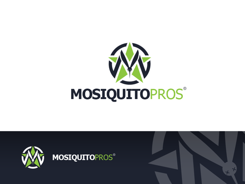 M design with the title 'create a logo that brands Misquito Pros'