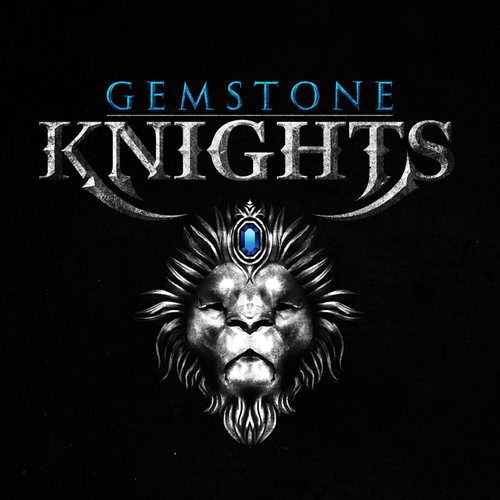 Epic design with the title 'Gemstone Knights'