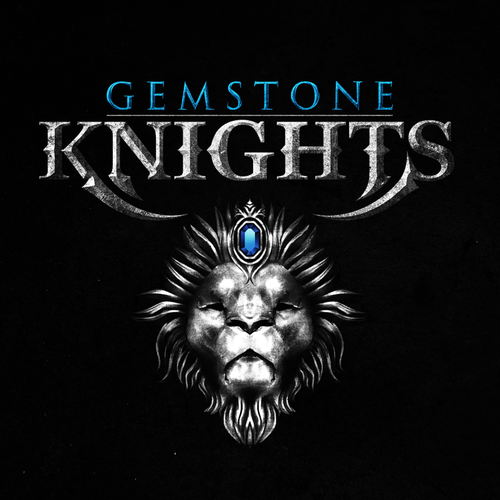 Novel logo with the title 'Gemstone Knights'