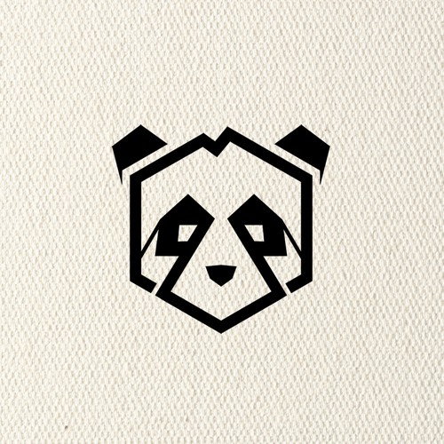 Camping logo with the title 'Outdoor Panda'