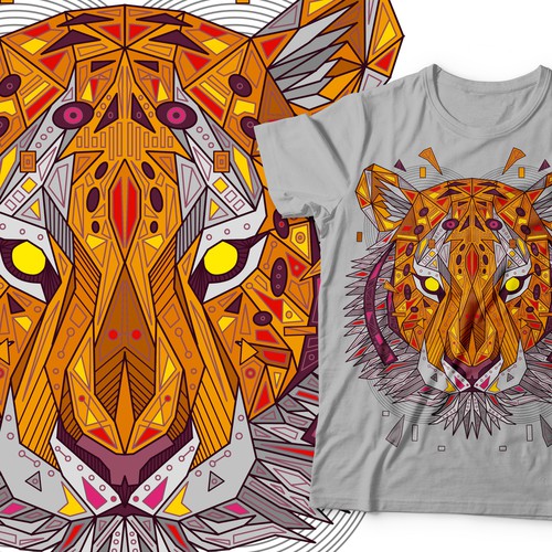 Tiger design with the title 'TIGER'