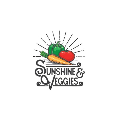Tomato design with the title 'Rustic restaurant logo'