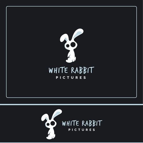 Weird design with the title 'White Rabbit Pictures'