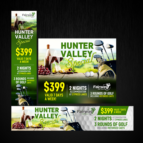 Proposal design with the title 'Banner AD'