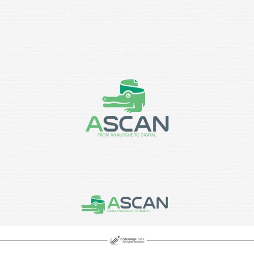 Document design with the title 'Ascan'