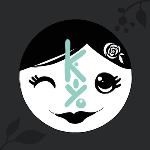 Graceful design with the title 'Business card for kiyo shop'