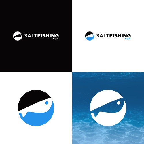 Salt logo with the title 'Fish Logo'