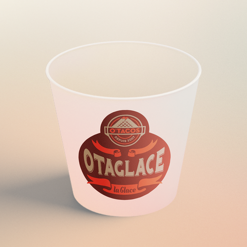 Stylish packaging with the title 'Retro Sticker / Etiquette'