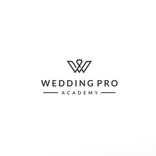 Diamond logo with the title 'Wedding Pro Academy'