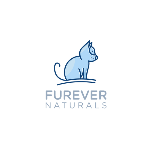 Dog and cat logo with the title 'Furever Naturals'