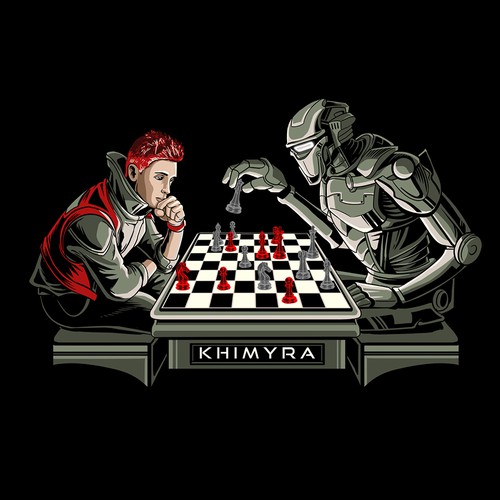 Thinking design with the title 'Human vs Robot'