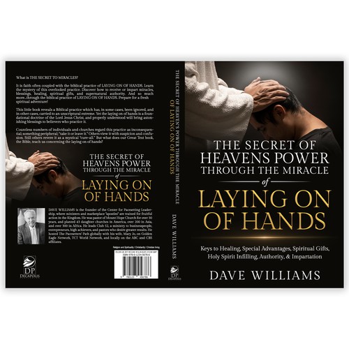 Christian book cover with the title 'Laying on of hands'