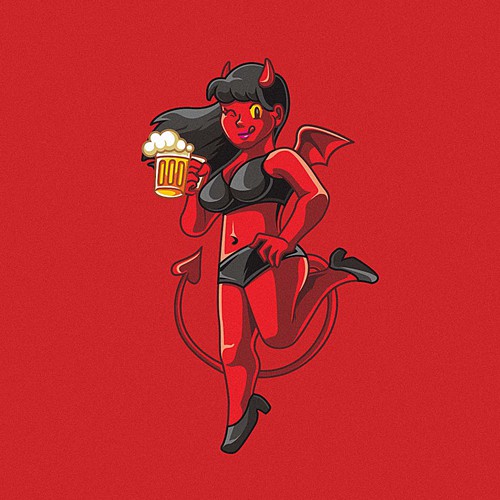 Spicy logo with the title 'Spicy Beer Logo "Michediablas"'