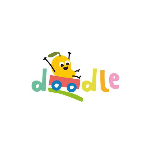 Doodle design with the title 'Doodle Gourmet Popsicles'