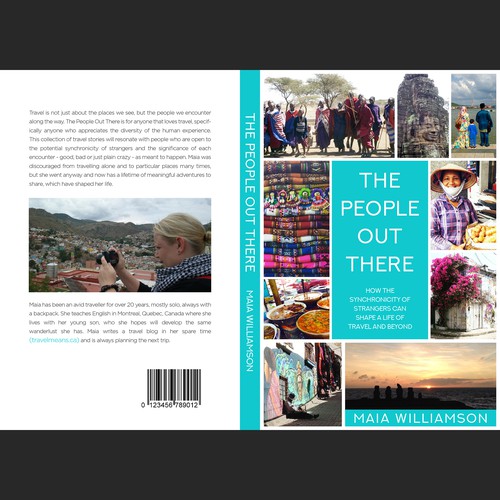 Travel book cover with the title 'The people out there '