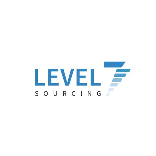 Level design with the title 'Logo for Level 7 Sourcing'