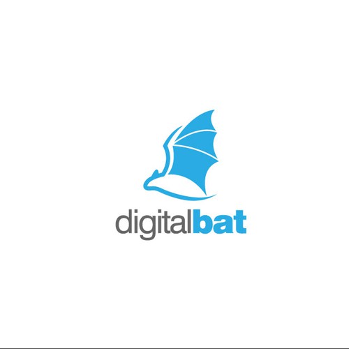 Bat design with the title 'bold logo for jeffbatt'