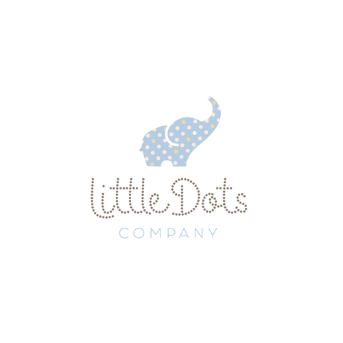 Elephant logo with the title 'Little Dots Company'