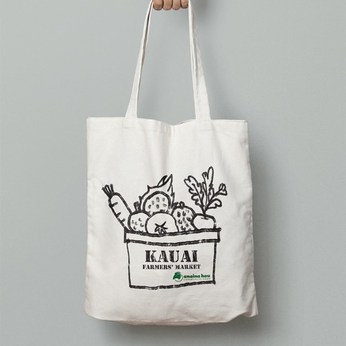 Farmer's market design with the title 'Bag design for Farmers' Market'
