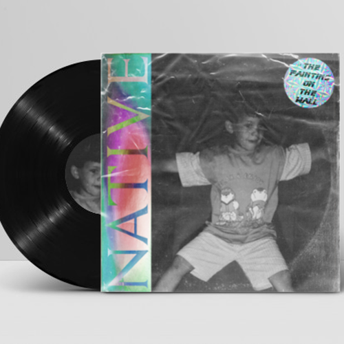 Overlay design with the title 'Native Album Cover'