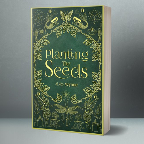 Fairy tale book cover with the title 'Book cover'