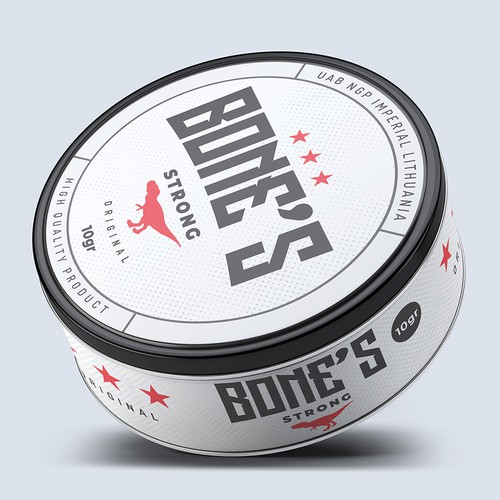 Tobacco packaging with the title 'Tobacco related product packaging design.'