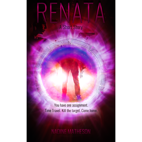 Time travel book cover with the title 'Renata'