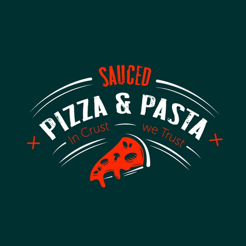 Pizzeria design with the title 'Logo for pizzeria'