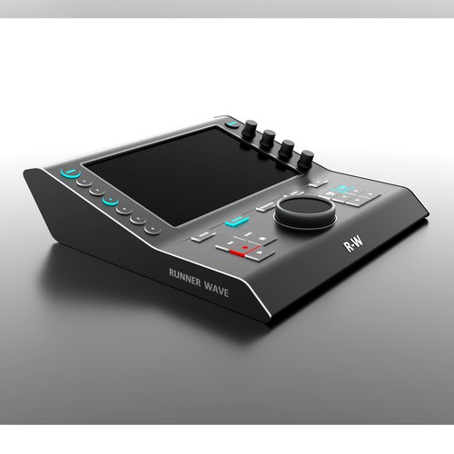 Hardware design with the title 'Synthesizer Desktop Module'