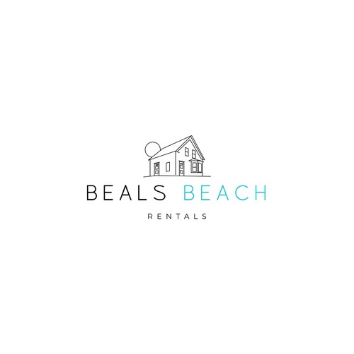 Wonderful logo with the title 'Beals Beach Rentals'