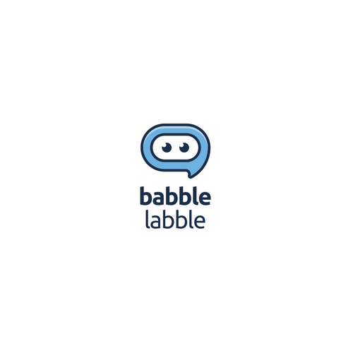 Artificial intelligence logo with the title 'Babble Labble'