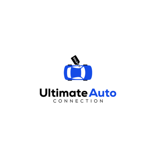 Auto design with the title 'Logo Ultimate Auto'