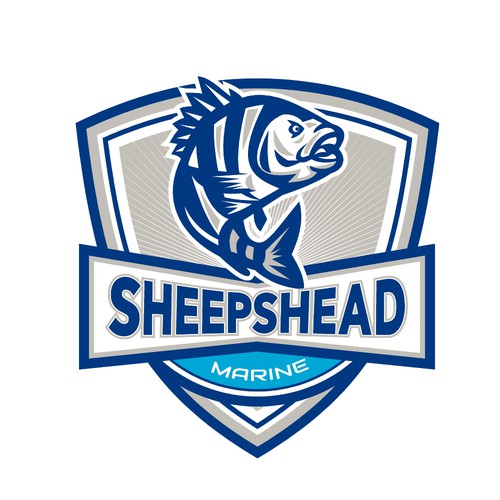 Marine logo with the title 'Sheepshead Marine'