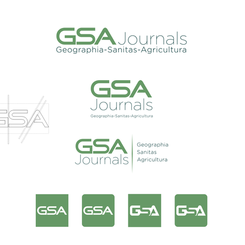 Sanitary design with the title 'logo concept GSA Journal'