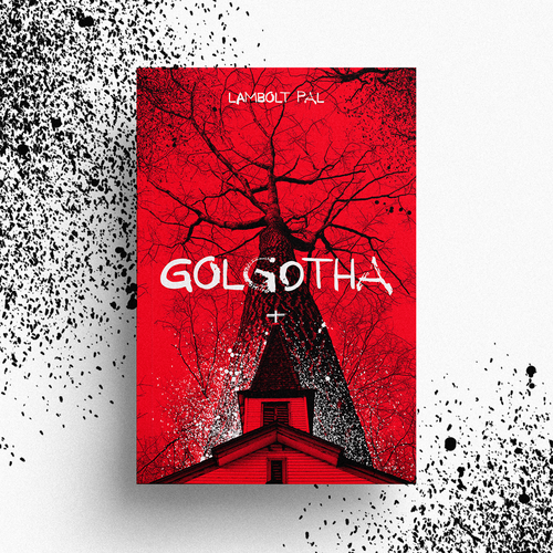 Editorial design with the title 'Golgotha'