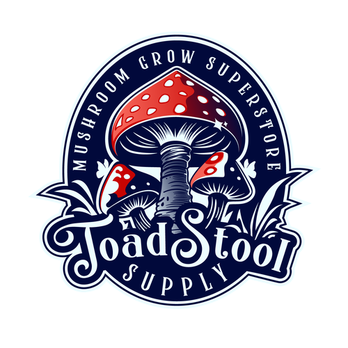 Mushroom logo with the title 'ToadStool Supply'