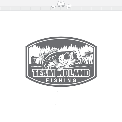 Bass design with the title 'Team Noland'