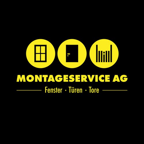 Gate design with the title 'Logo for construction company'