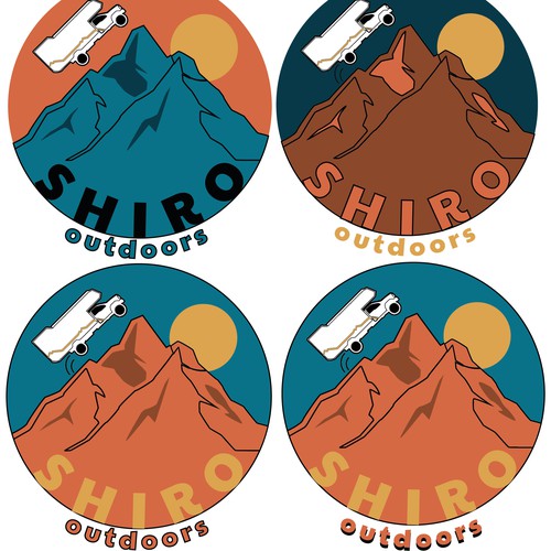 Camper logo with the title 'contest entry logo design'