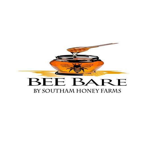 Honey brand with the title 'Bee honey pot'